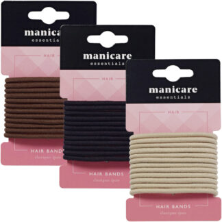 Manicare 12 Thick Hair Bands (12 pack)