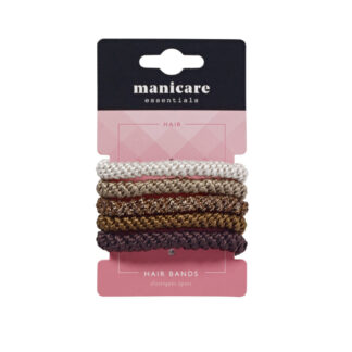 Manicare Plaited Hair Bands (12 pack)