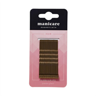 Manicare 18 Kirbi Grips 6.4cm Brown (12 pack)