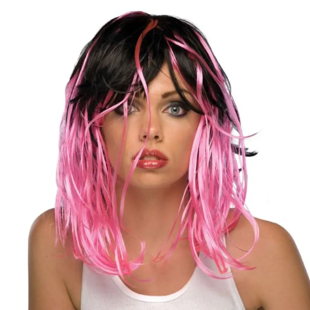 2 Tone BlackPink Wig - 51869