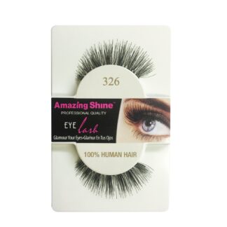 Amazing Shine Human Hair Eyelashes (1pc) (Options) - 326, 1pc