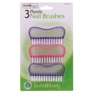 3pc Plastic Nail Brush (1pc)