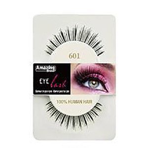 Amazing Shine Human Hair Eyelashes (1pc) (Options) - 601, 1pc