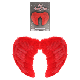 Henbrandt Adult Red Feather Angel Wings (1pc)