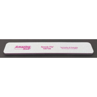 Amazing Shine Jumbo Speedy White Nail File 100/100 (Pink Centre) (3pc)