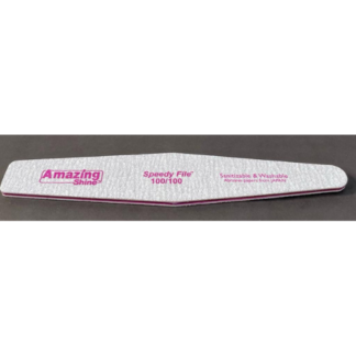 Amazing Shine Speedy Zebra Diamond Nail File 100/100 (Pink Centre) (3pc)