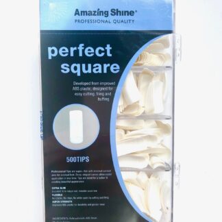 Amazing Shine Perfect Square Full Moon - White 500 Tips