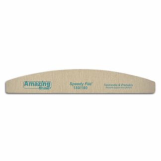 Amazing Shine Half Moon Speedy Zebra Nail File 180/180 Green Centre (3pc)