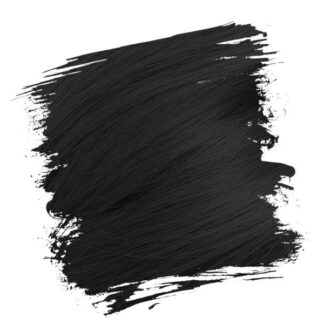 Crazy Color Semi Permanent Hair Dye - Black (100ml)