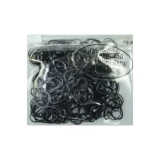 Black Polyurethane bands - Purse of 250 (6pcs)