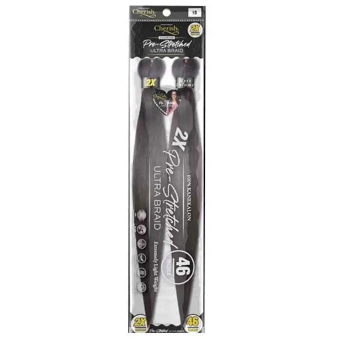 Cherish 2x Pre-Stretched Ultra Braid Hair (Options) (5pc) Cherish 2x Pre-Stretched Ultra Braid Hair (Options) (5pc)
