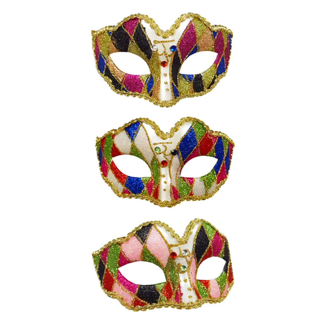 Columbine Glitter Mask U36326