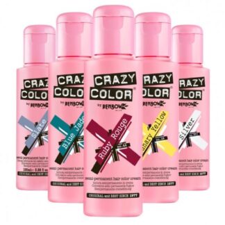 Crazy Color Hair Dye 100ml (4pc) (41 Shades)