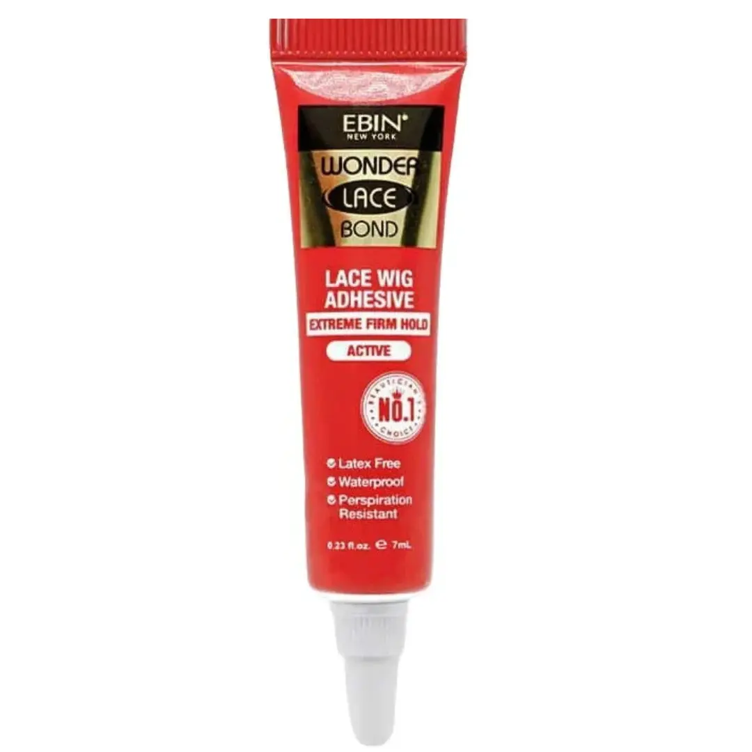 Ebin Wonder Lace Bond Lace Wig Adhesive - Extreme Firm Hold Active 7ml (1pc)