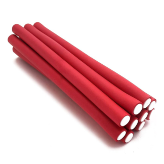 Hair Tools Long Bendy Rollers - Red 12mm (1pc)