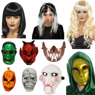 Halloween Wigs & Masks