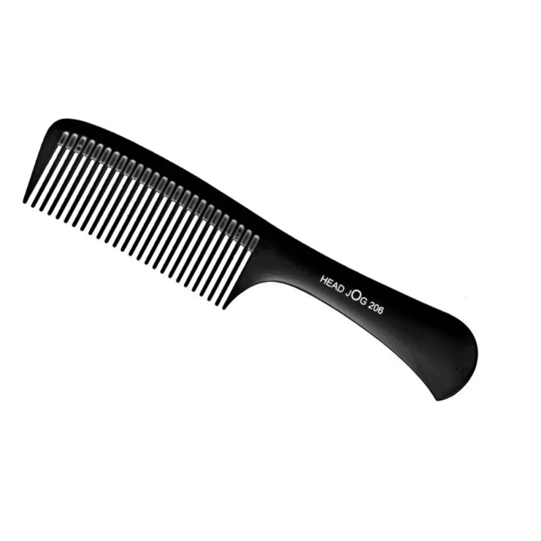 Head Jog 206 - Detangle Comb Black (12pc)
