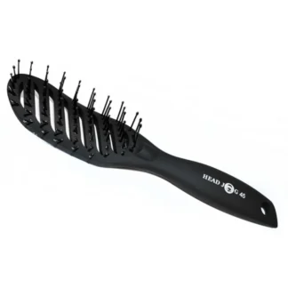 Head Jog 45 - Stylish Black Vent Brush (1pc)