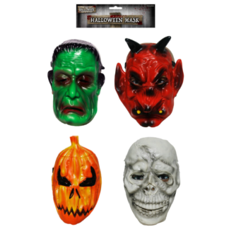 Henbrandt 4 Halloween Horror Face Masks (Assorted Designs) (1pc)