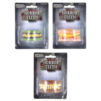 Henbrandt 3 Halloween Horror Teeth (Assorted Designs) (1pc)
