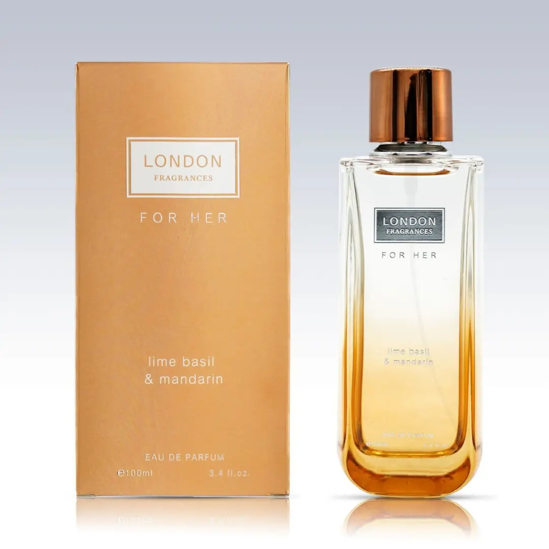 London Fragrances Lime, Basil & Mandarin 100ml EDP Spray - for Her (1pc)
