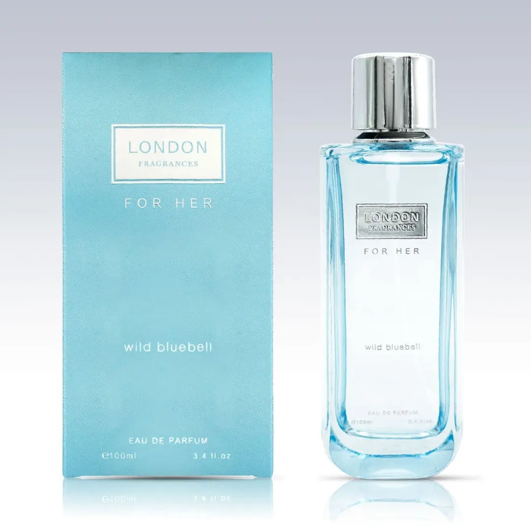London Fragrances Wild Bluebell 100ml EDP Spray - for Her (1pc)