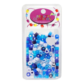 Magic Collection Round Beads - Blue Assorted (200pc)