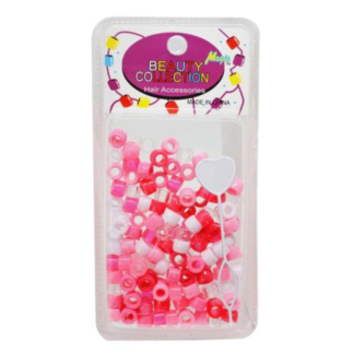 Magic Collection Round Beads - Pink Assorted (200pc)