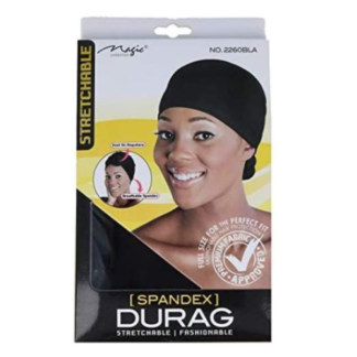 Magic Collection Spandex Durag - Black (12pcs)