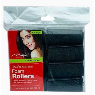 Magic Collection XL Black Foam Rollers (1pc)