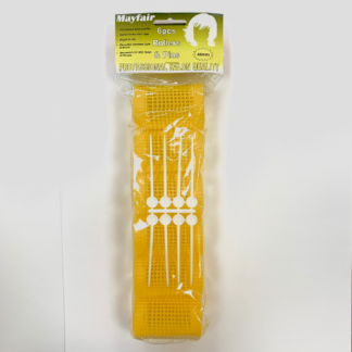 Mayfair 6 Hair Pins & Rollers 44mm - Yellow (1pc)
