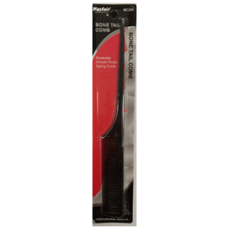Mayfair Bone Tail Comb - Black (1pc)