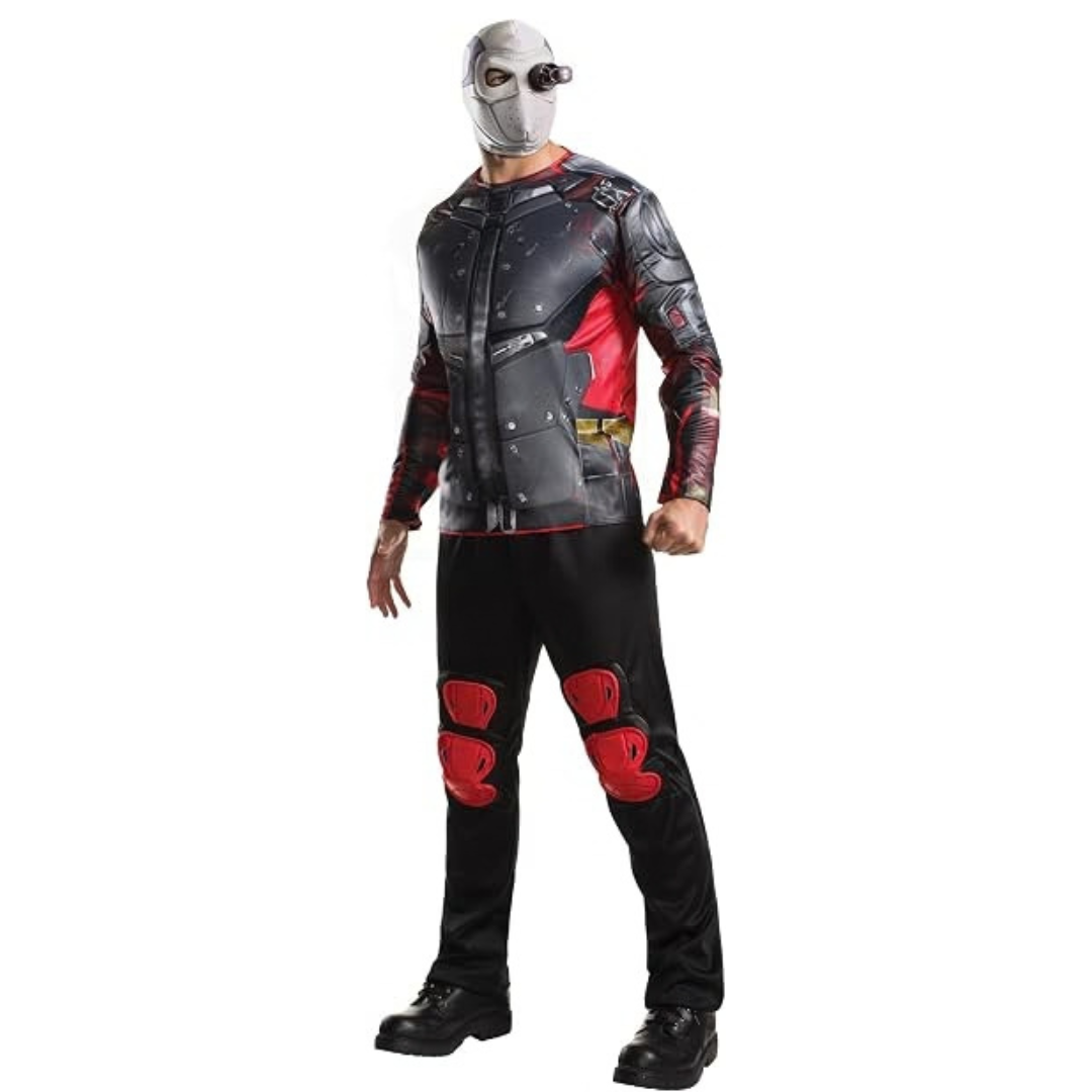 Mens Suicide Squad Deadshot Fancy Dress Costume - XL (1pc) 810998