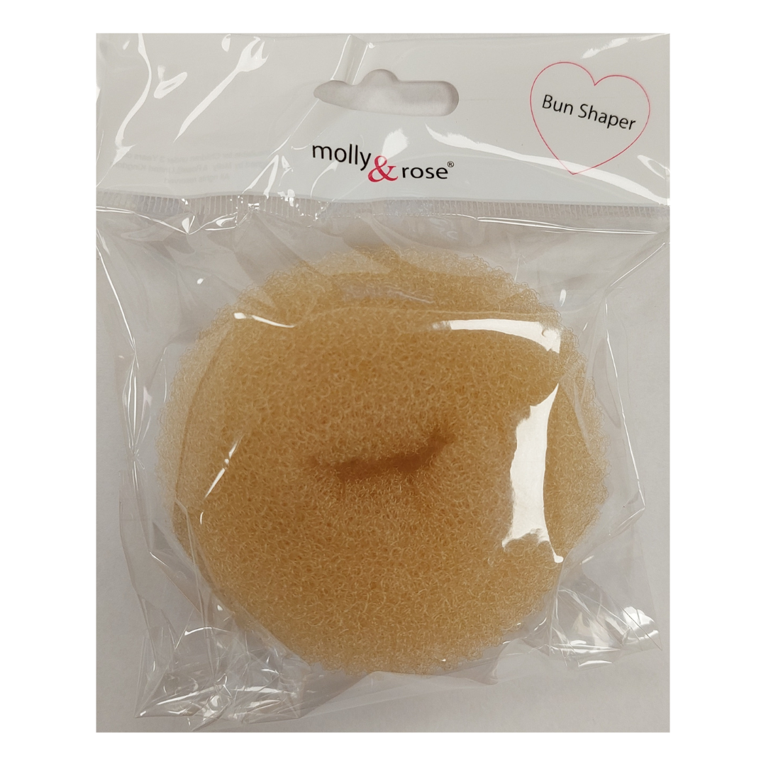 Molly & Rose Blonde Mesh Donut Bun Shaper (1pc)