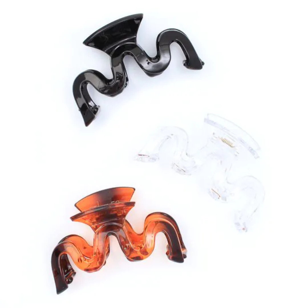 Molly & Rose Wavy Hair Clamp Clip (6pcs) 8593