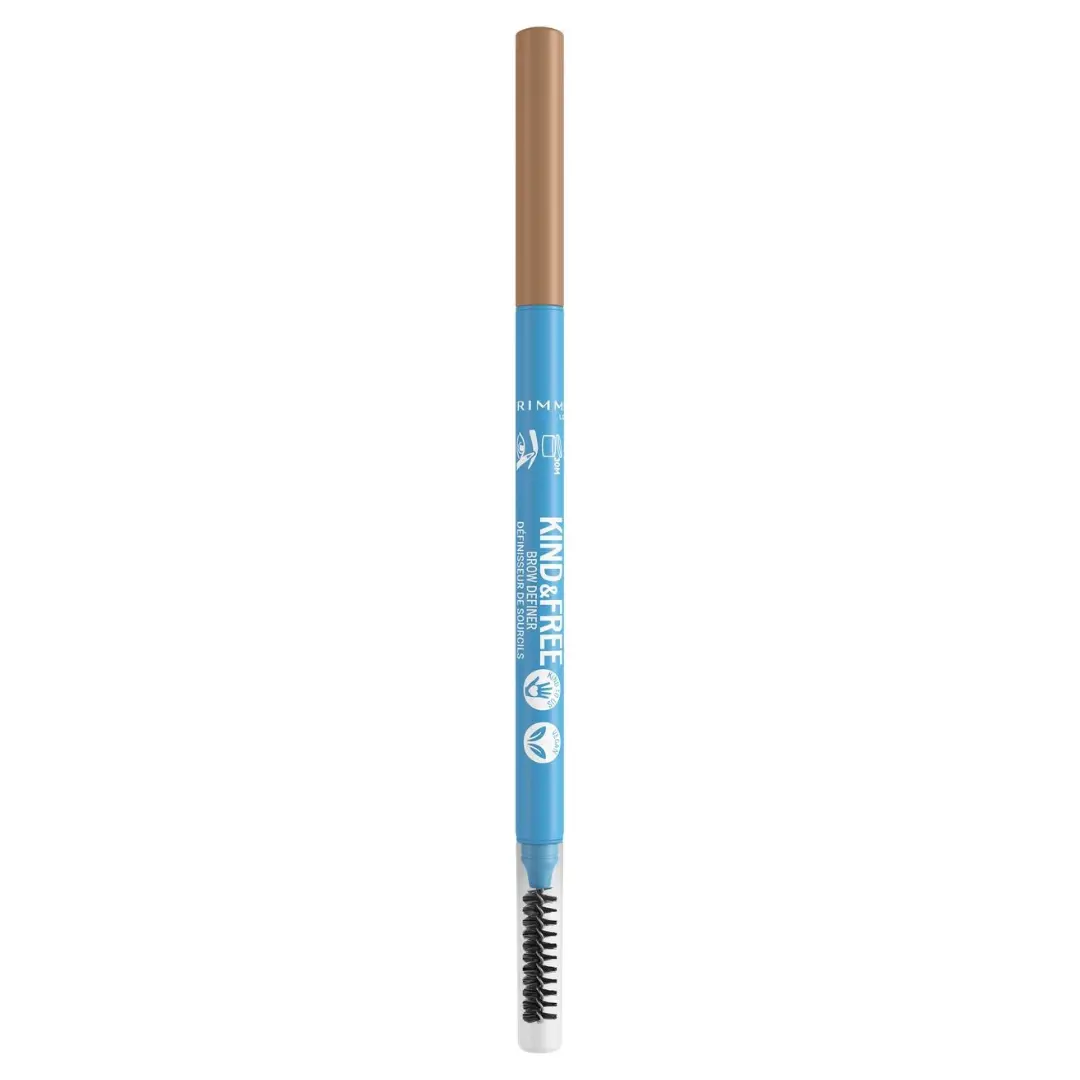 Rimmel Kind & Free Brow Definer Pencil - 003 Warm Brown (3pc)