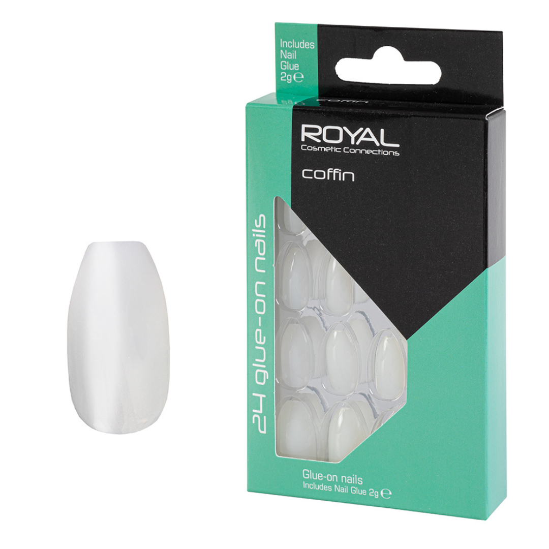Royal 24 Coffin False Nail Tips (NNAI190) (6pcs)