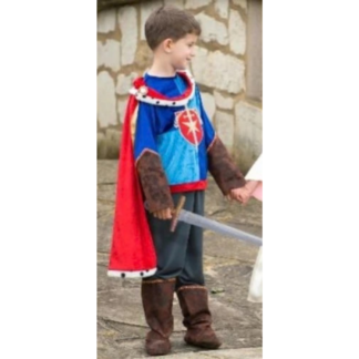 Boys Deluxe Royal Prince With Sword Fancy Dress Costume - (Options) (1pc)