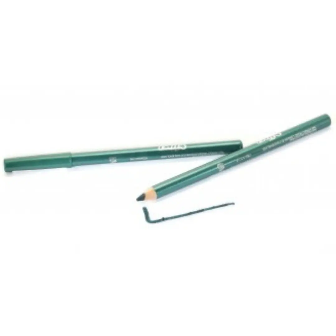 Saffron Soft Kohl Eyeliner Pencil - Forest Green (12pcs)