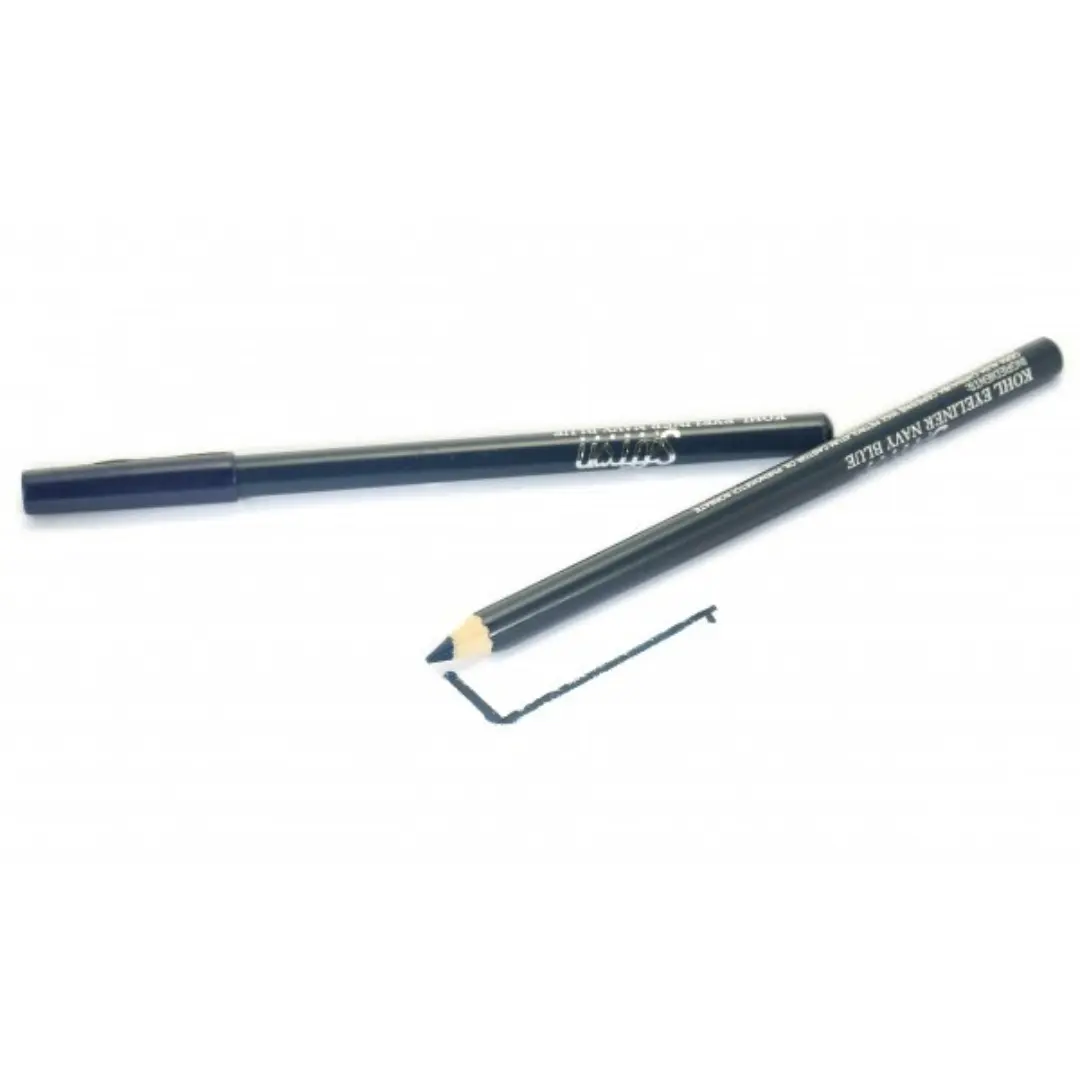 Saffron Soft Kohl Eyeliner Pencil - Navy Blue (12pcs)