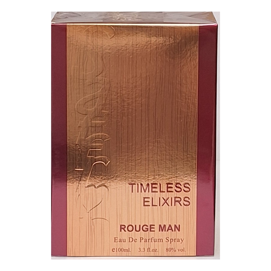 Saffron Timeless Elixir Rouge Man 100ml EDT Spray - for Him (1pc)