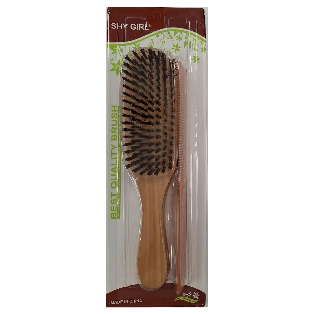 Shy Girl Wave Hair Brush With Comb (12pcs)