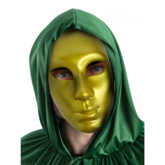 Smiffys Full Face Gold Masquerade Mask (1pc)