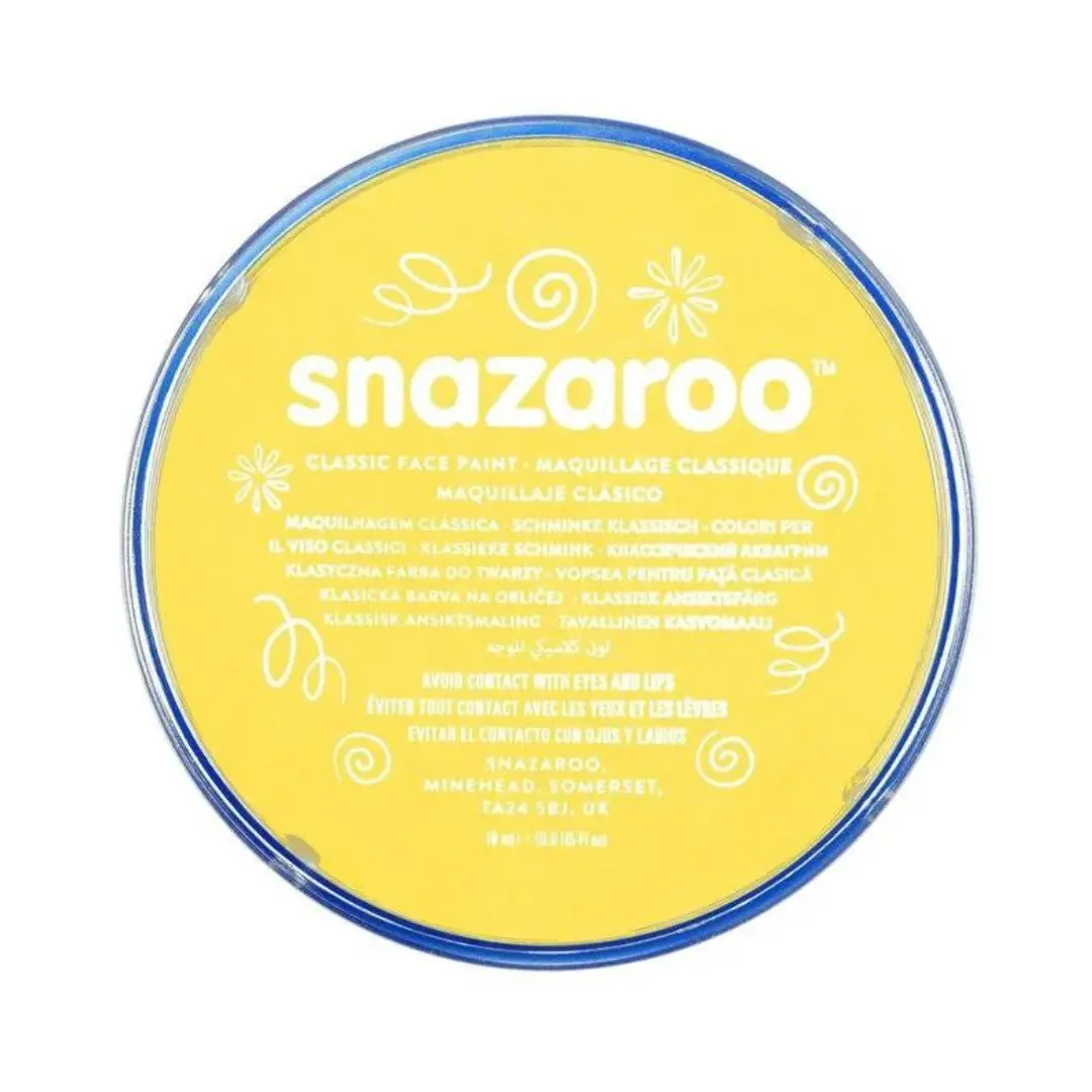 Snazaroo Classic Face Paint - Bright Yellow (1pc)