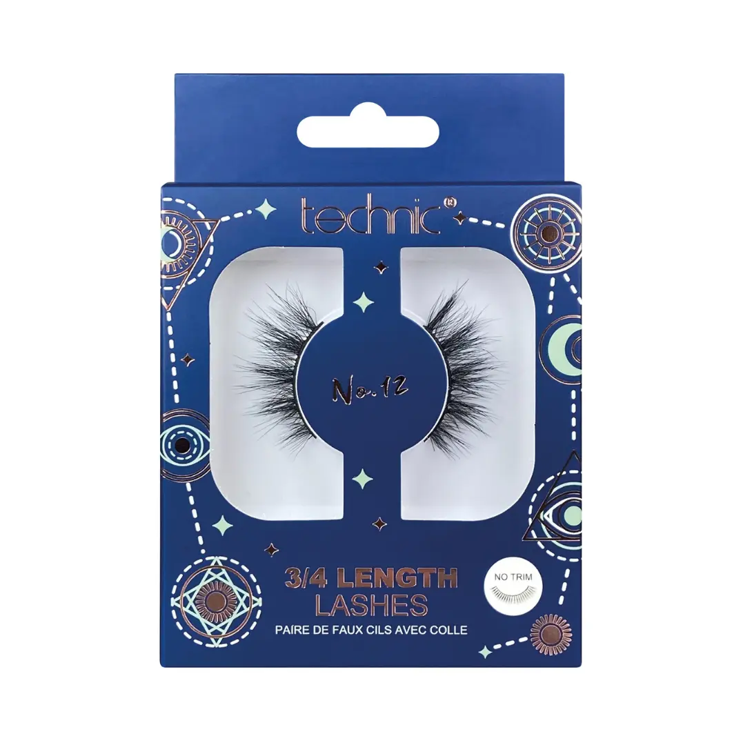 Technic Faux Mink ¾ Length Lashes No.12 (6pcs)