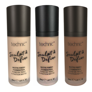 Technic Sculpt & Define Matte Finish Foundation (10pcs) (6 Shades)