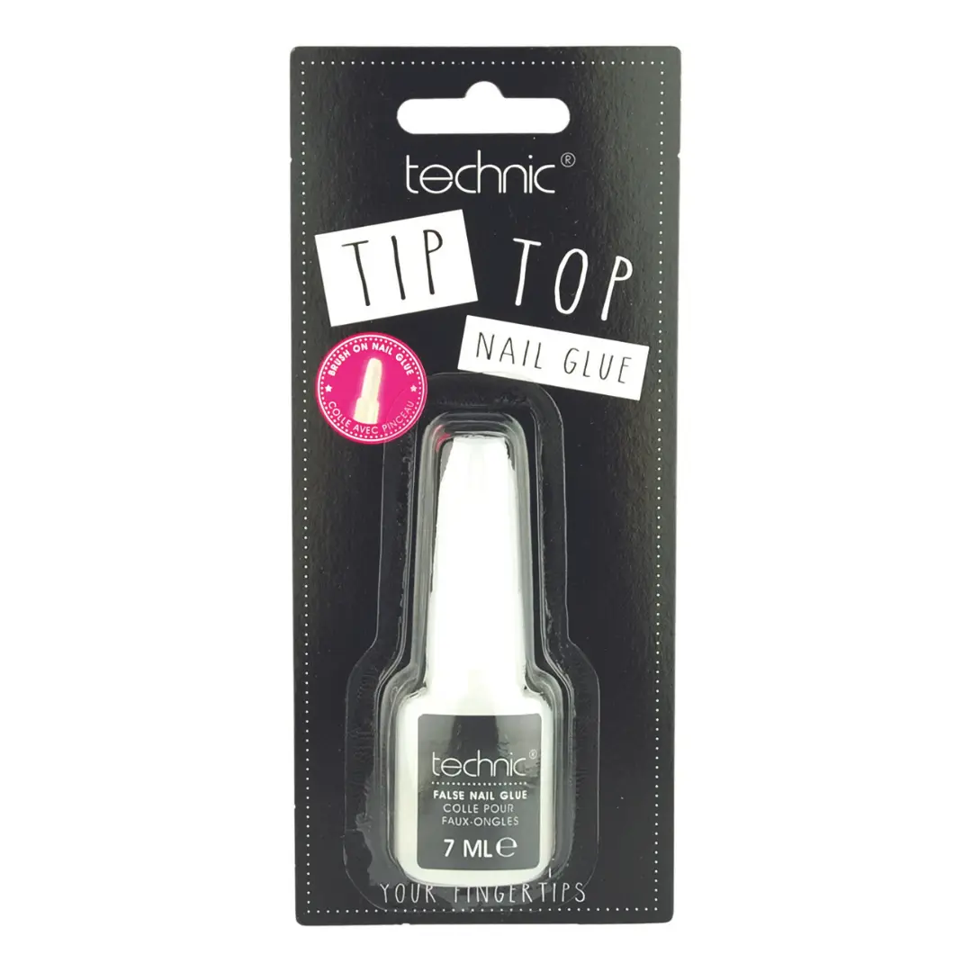 Technic Tip Top Brush On Nail Glue 7ml (12pcs)