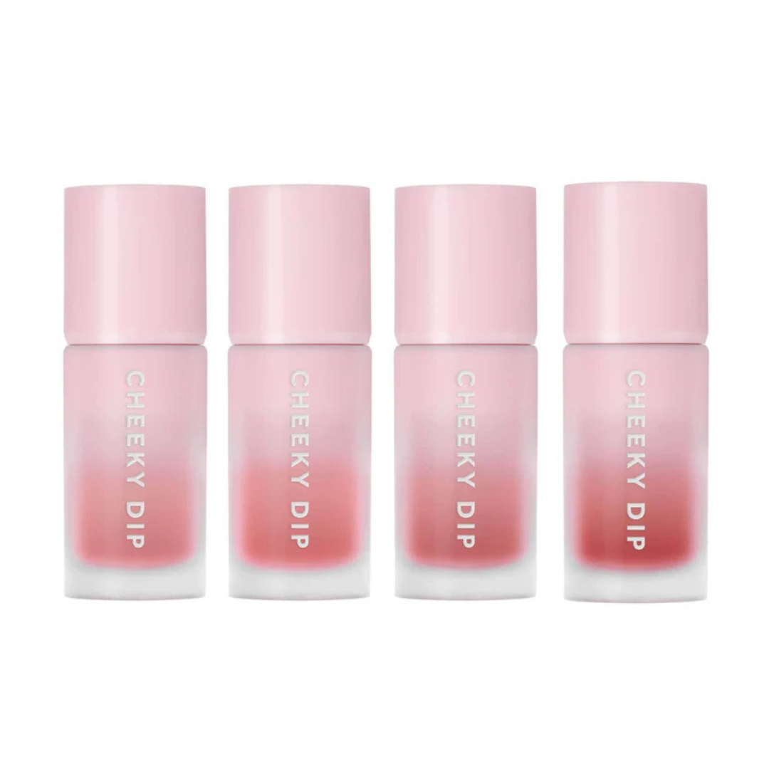 W7 Cheeky Dip Liquid Blusher 6ml (3pc) (Options)