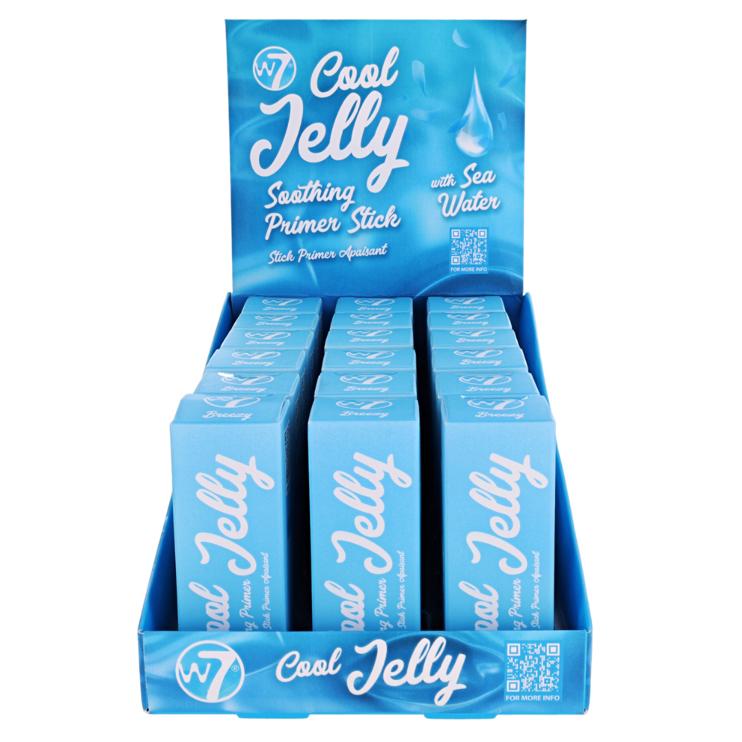 W7 Cool Jelly Soothing Primer Stick Display (18pcs)