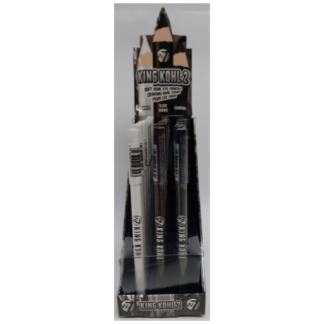 W7 King Kohl 2 Soft Kohl Eye Pencil Display (24pcs)